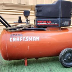 Craftsman air compressor 5 HP  25 gallon tank.. 120 V or 230 V