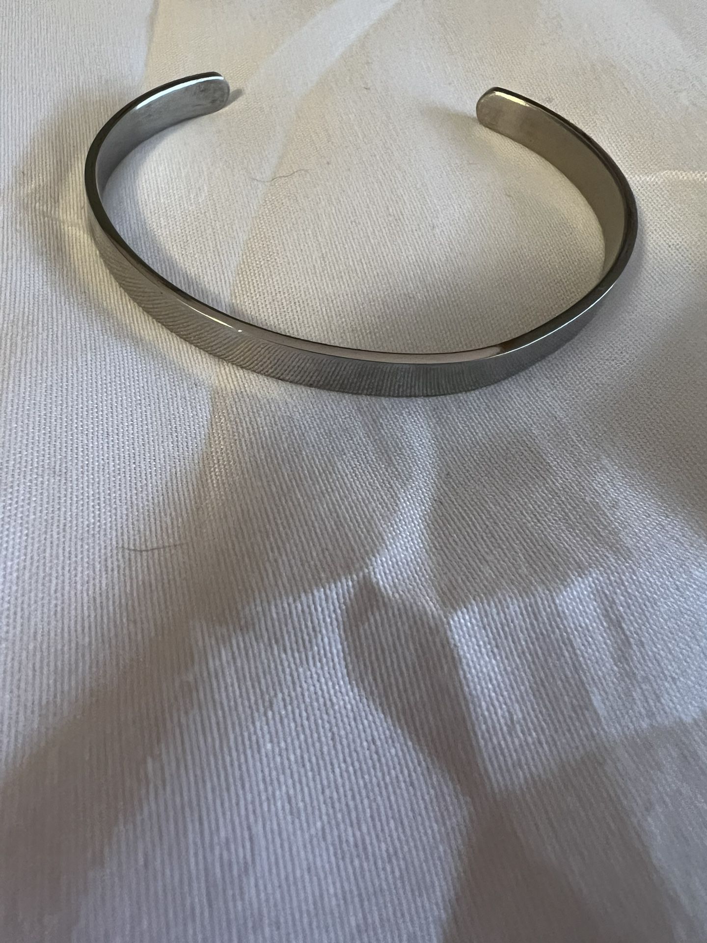 Silver Bracelet - Engraved With A Phrase
