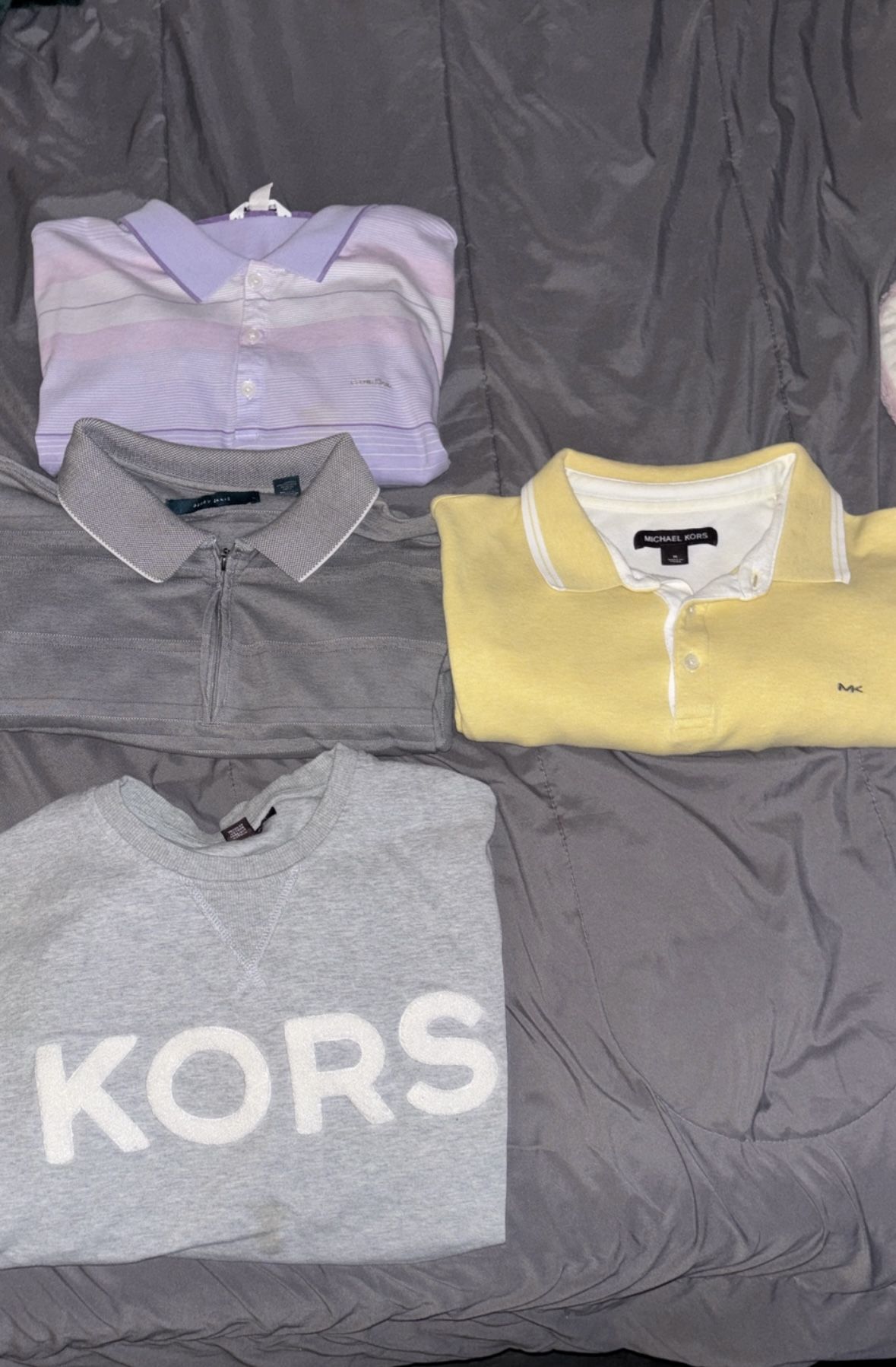 Large Michael Kors polos and sweater