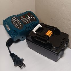 Replacement Charger And Battery for makita 18v