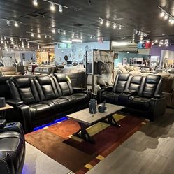 Power Reclining Sofa And Loveseat