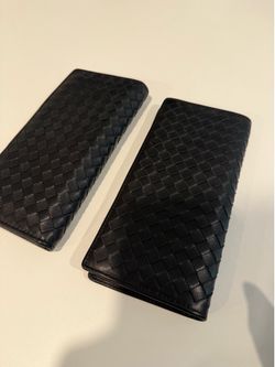 Black long wallet