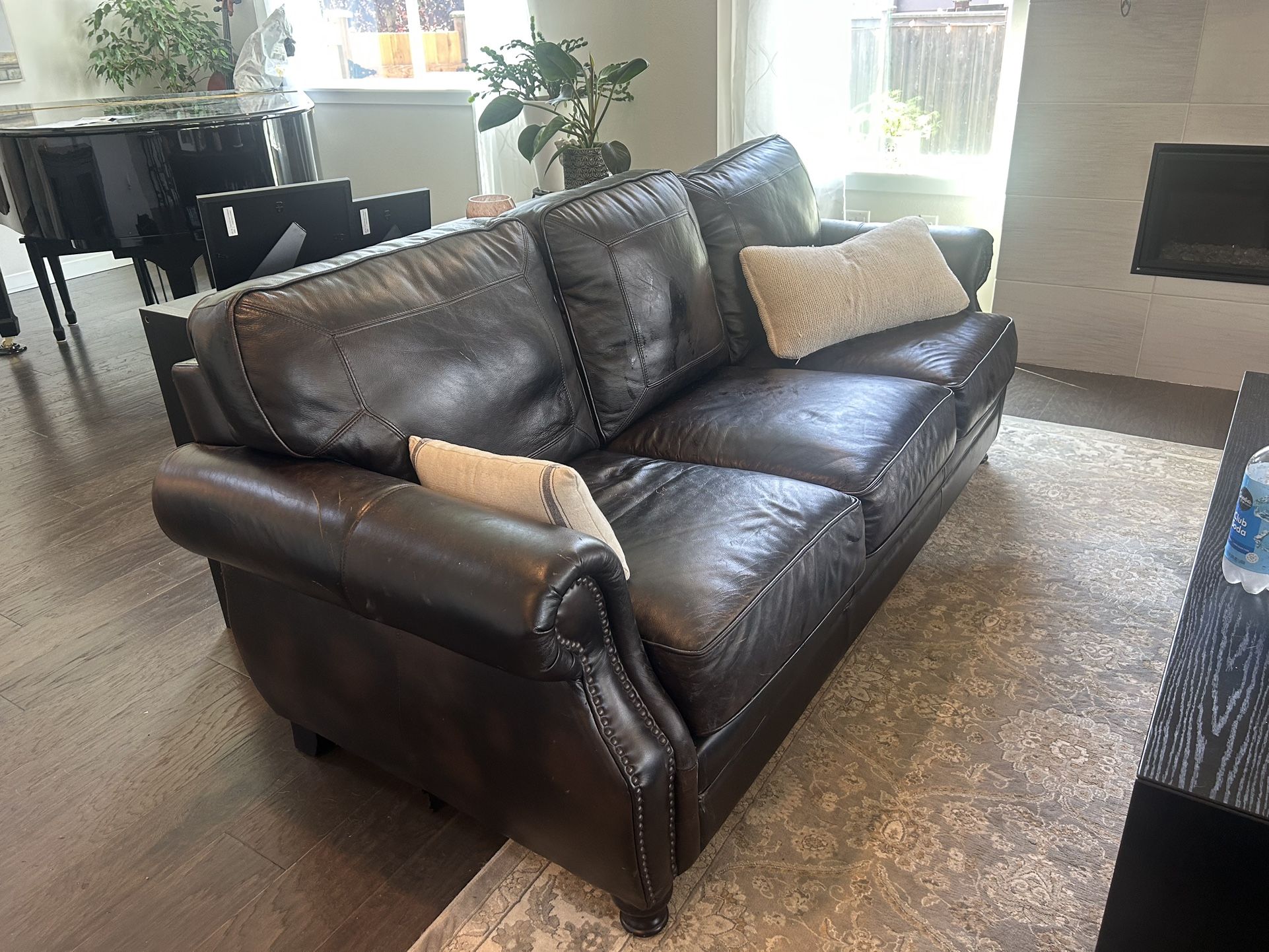 Leather Couch Set