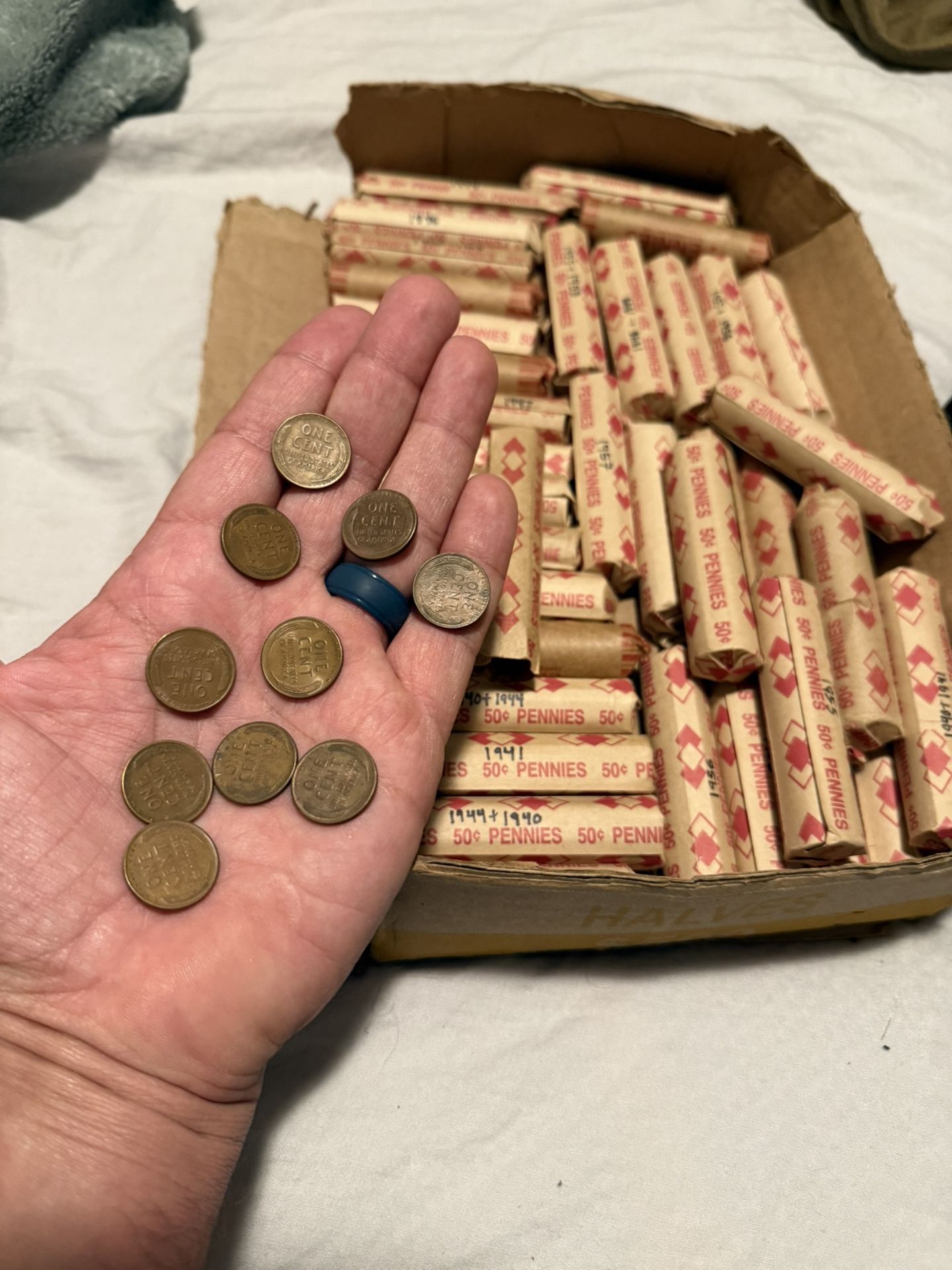 Lot Of Wheat Penny’s 