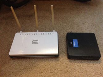 D-Link Router and Linskys Modem