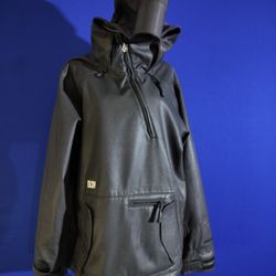 Volcom Womens Pink & Grey Double Layer Pullover Snowboard/Ski Hoodd Jacket (Size S)