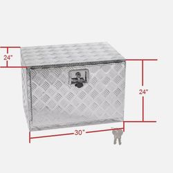 30” X 24” X 24” Aluminum under bed toolbox