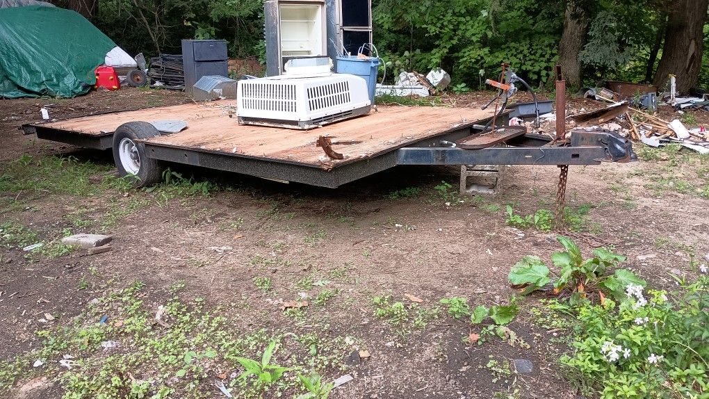 12x7 Flatbed Trailer With Brakes
