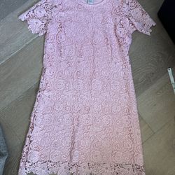 Pink Lace Dress dress
