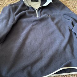 Nautica 1/4 Zip Pullover Fleece Sweeter Large