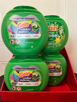 (PACK OF 4) GAIN FLINGS LAUNDRY DETERGENT