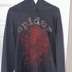 Spider Rhinestone OG Web Hoodie