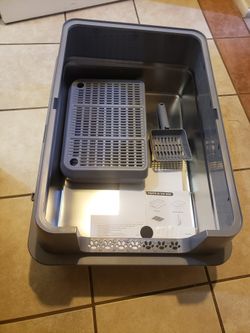 Extra Large Stainless Steel Litter Box