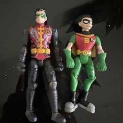 DC Comics Teen Titans Robin 3.5" Figure Bandai Cartoon Network +  