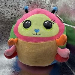 TY Beanie Squishies (Squish-A-Boos) Plush - NESSA the Caterpillar 9"