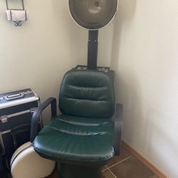 Spa Hair Dryer Chair Green 