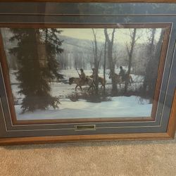 Horse In Snow 