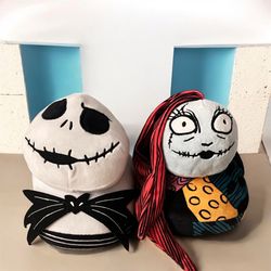 NEW Nightmare Before Christmas Jack And Sally Women's Size 9/10 Slippers