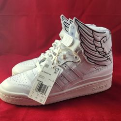 Adidas Jeremy Scott Hi Wings 4.0 White Mens Size 8