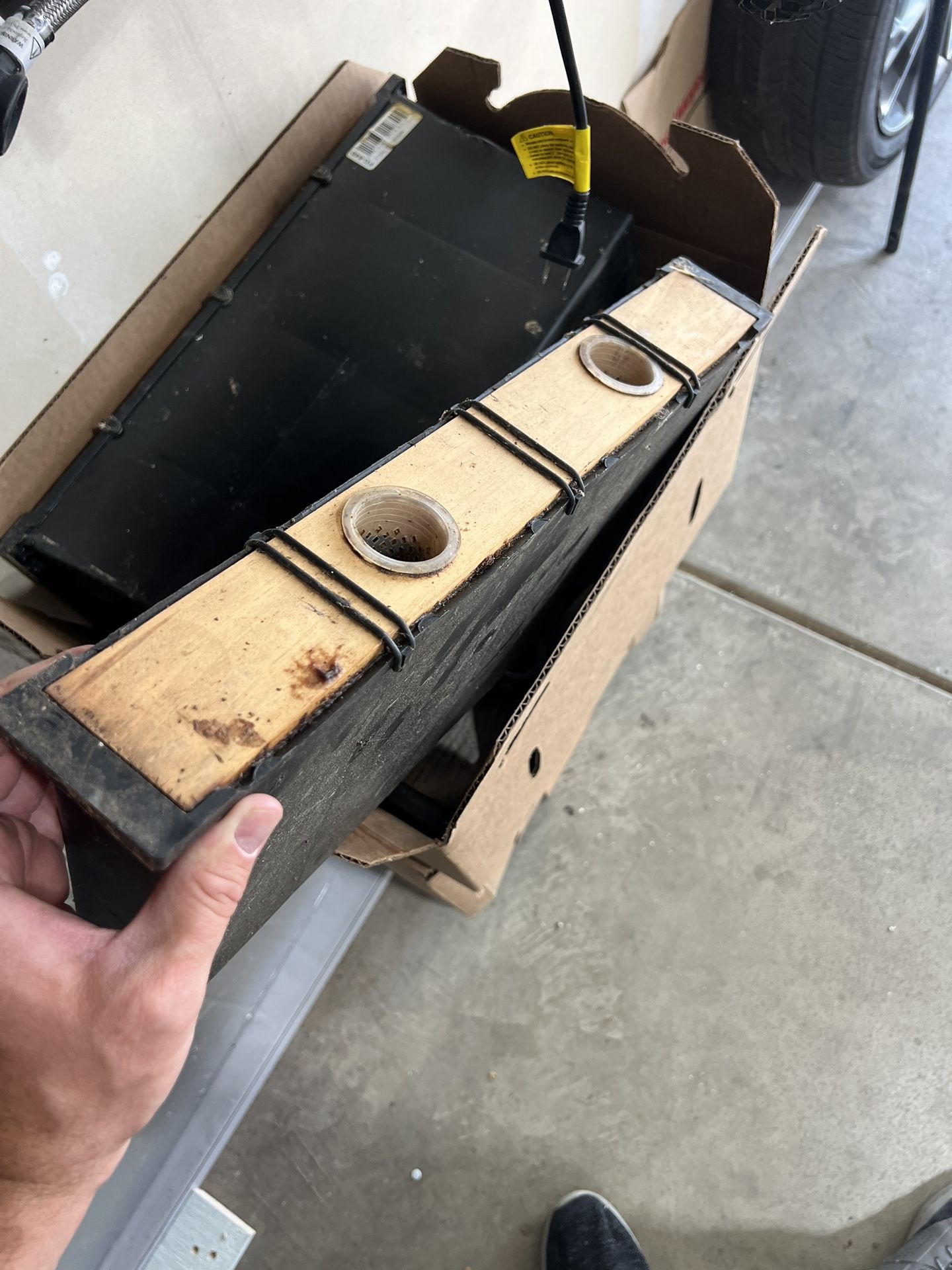10 gallon & a half feeders and 4 hive top