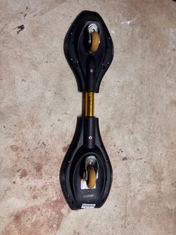 Ripstik Caster Board Black and Gold