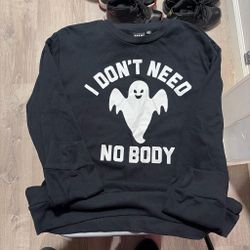 Halloween mens medium sweater