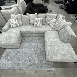 NEW GRAY SECTIONAL $1199 REAL TOTAL PRICE