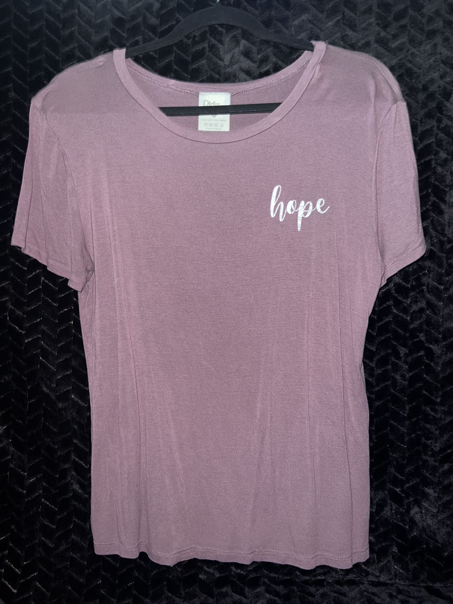 XLarge Purple/White T shirt