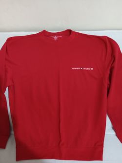 Red Tommy Hilfiger Long Sleeve Shirt