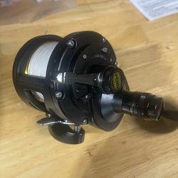 Penn FATHOM LEVER DRAG 2 Speed Overhead Reel FTH40NLD2