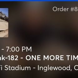 Blink 182 Concert Tickets