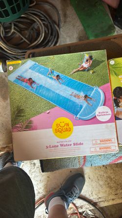 Water Slide 3 Lane New In Box. 2 Of Them 20$ Each Holly Area