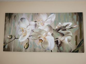 Large Orchid Canvas Wall Art