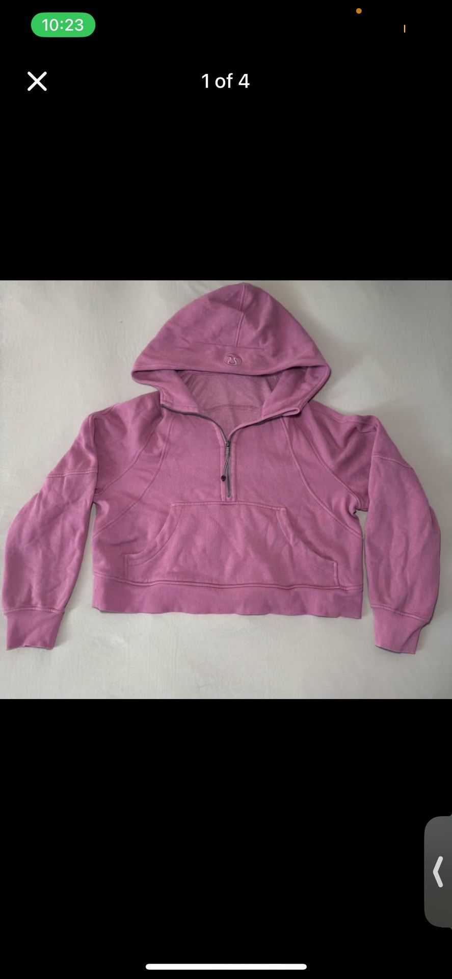 Lululemon Scuba Oversized Half-Zip Hoodie - Velvet Dust PINK PURPLE