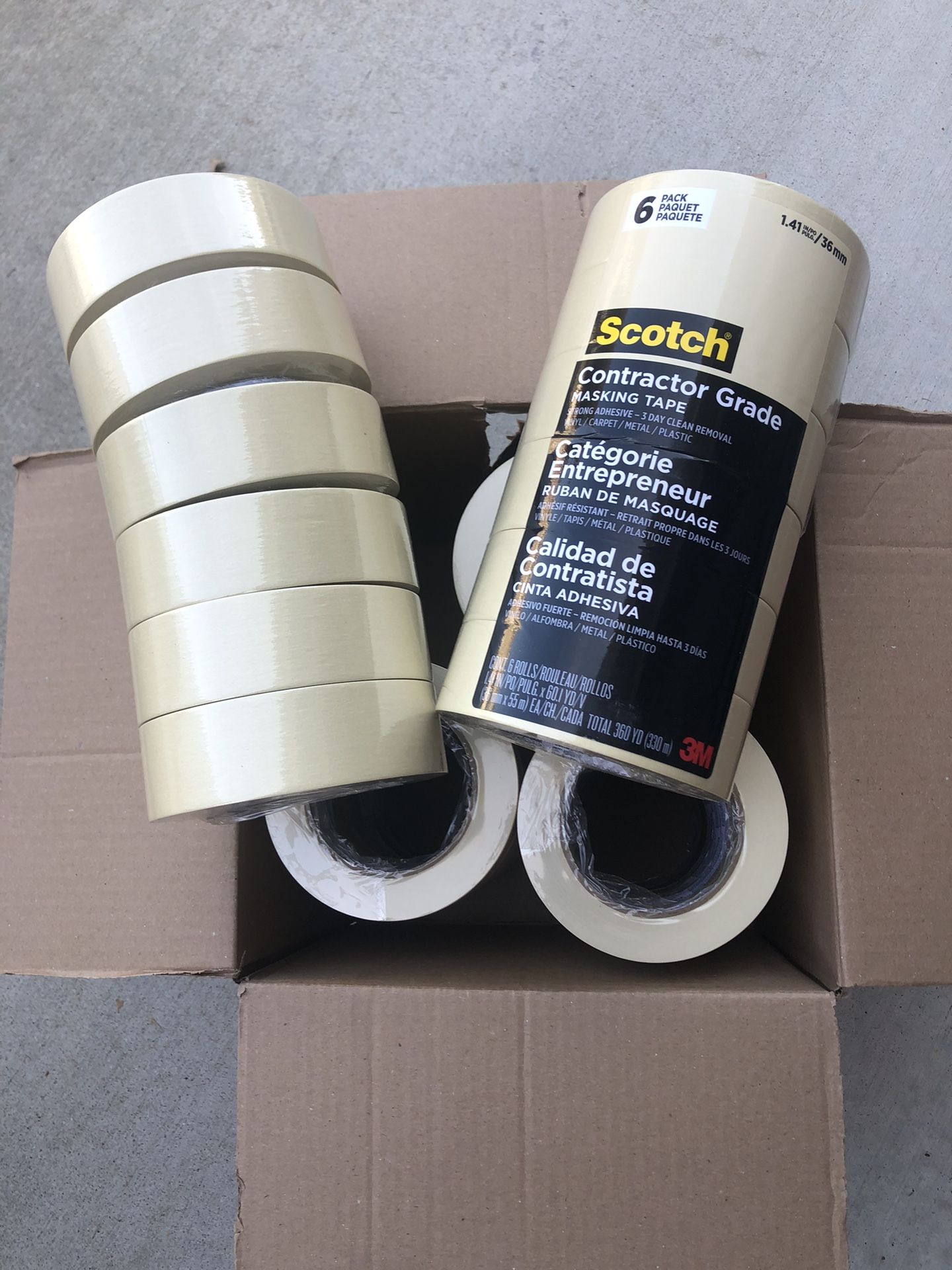 3M. 1.41” Contractor Masking Tape