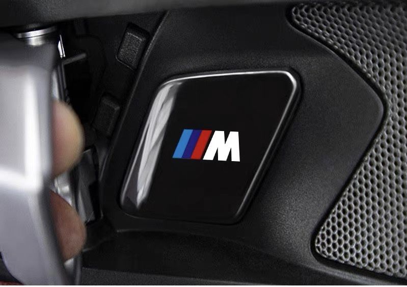 BMW 3 Series M-Style Interior Door Handle Trim Stickers (4pcs) – Brand New with Protective Film