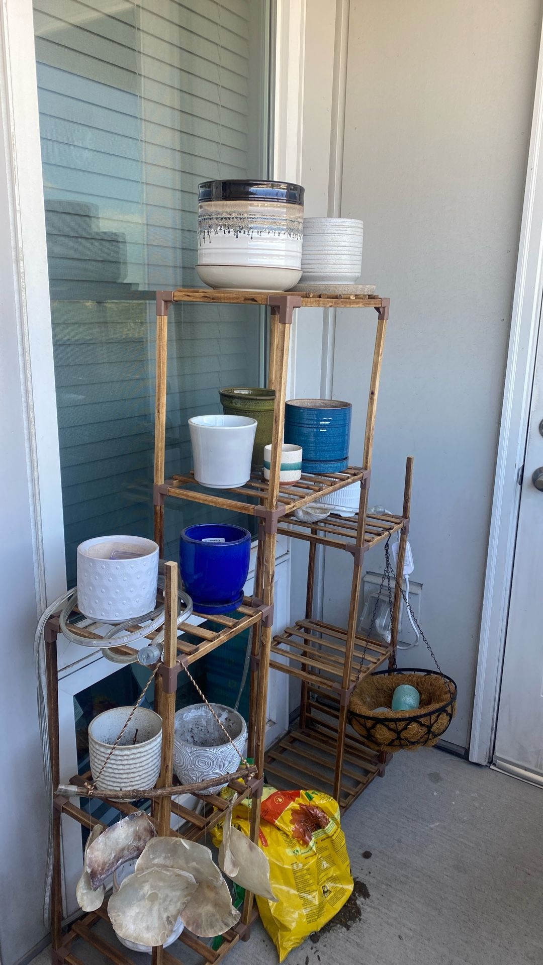 Bamboo Plant Stand