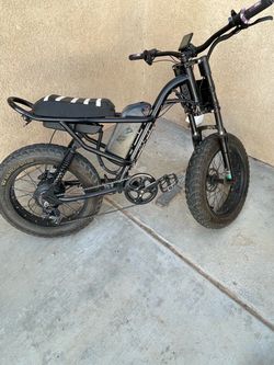 Black Fat Tire Electric Bike