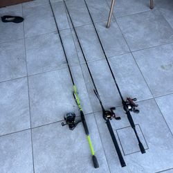 Fishing Combos Baitcaster And Sprin Rod 