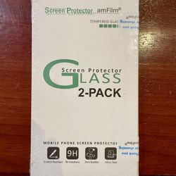 amFilm Tempered Glass Protective Screen Protector Film for iPhone 6, 6s - Clear