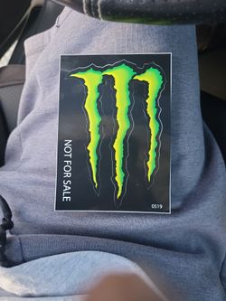 4"×5" Lot Of 5 Monster Decals Stickers 0519