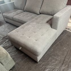 Grey Couch With Storage Good Condition Clean Free Delivery We Sell All The Time