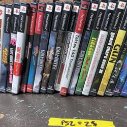 Xbox One And Ps2 Games 