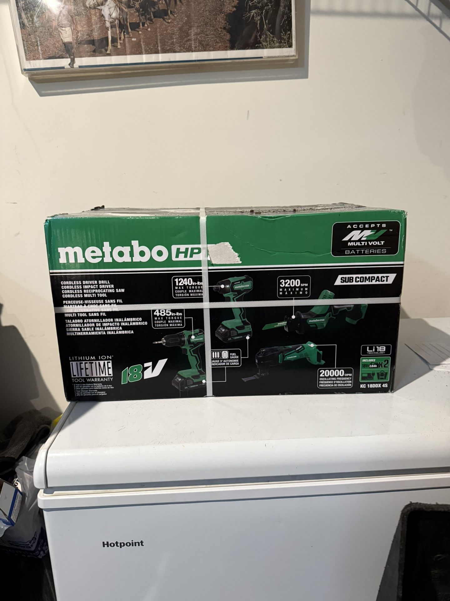 Metabo HPT 4 piece tool set