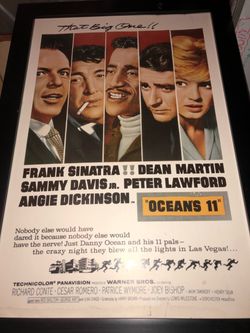 Rat Pack Ocean’s 11 movie portrait