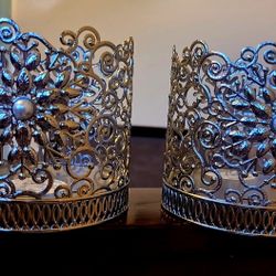 2 BBW Candle Holders