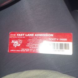 Free Fair Tickets