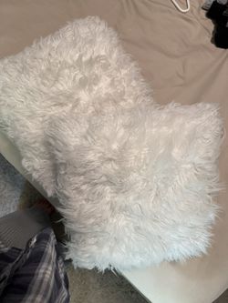 white pillows