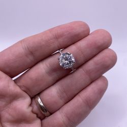 Diamond Engagement Ring (4.13 C.t) Cert!