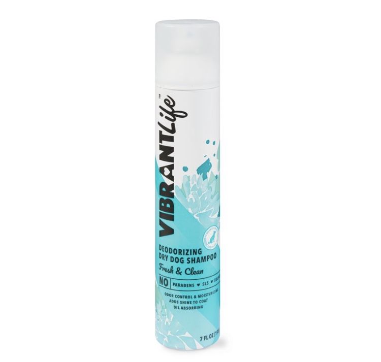 Vibrant Life Deodorizing Dry Dog Shampoo Spray Fresh Scent 7 oz MFD 01/20